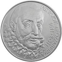 Petr Vok z Rožmberka - posledni stříbrná 200 koruna roku 2011 z ČNB
