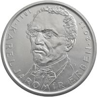 Karel Jaromír Erben - historicky prvni stříbrná 500 koruna z ČNB