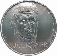 200 Kč - F.J.Gerstner, Ag900/ 13g/ 31mm/ STANDART