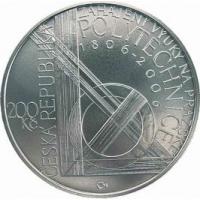 200 Kč - F.J.Gerstner, Ag900/ 13g/ 31mm/ PROOF