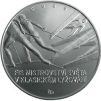200 Kč - MS v lyžování, Ag900/ 13g/ 31mm/ STANDART