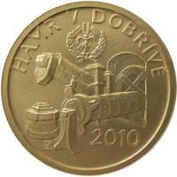 2500 Kč Vodní hamr v Dobřívě Au999,9/ 7,78g/ proof