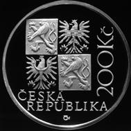 200 Kč - K.I.Dientzenhofer, Ag900/ 13g/ 31mm/ PROOF