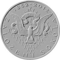 200 Kč-Založení Sokola Ag 925/ 13g/ 31mm/ STANDART