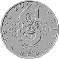 200 Kč-Založení Sokola Ag 925/ 13g/ 31mm/ PROOF