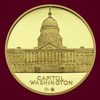 John Fitzgerald Kennedy JFK Au 999,9/ 31,1g/ 37mm/ proof