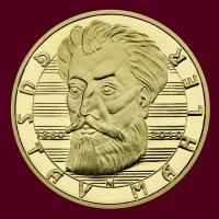Gustav Mahler Au999,9/ 15,56g/ 28mm/ proof/ číslovaná