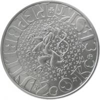 200 Kč - Sňatek J.L. a E.P, Ag900/ 13g/ 31mm/ PROOF
