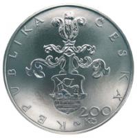 200 Kč - M.Dačický, Ag900/ 13g/ 31mm/ PROOF