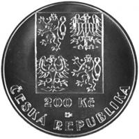 200 Kč - Český fotbalový svaz, Ag900/ 13g/ 31mm/ PROOF
