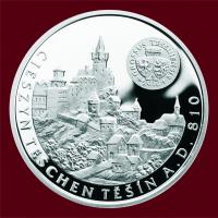 1200 let od založení města Těšína Ag999/ 16g/ 34mm/ proof