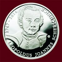 Leopoldus Scherschnick a Muzeum Těš. Slezska Ag999/ 16g/ 34mm/ proof