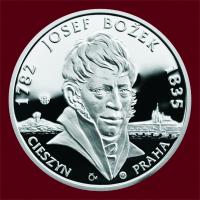 Josef Božek konstruktér prvního parovozu Ag999/ 16g/ 34mm/ proof