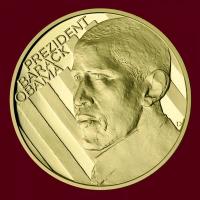 Barack Obama - Au999,9/ 31,1g/ proof/ ČM
