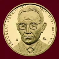 Zlatá medaile Heyerovský Au999/31,1g/proof