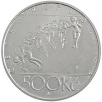 500 Kč-Jiří Trnka Ag 925/ 25g/ 40mm/ provedení STANDART
