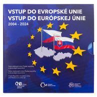 Sada oběžných mincí Vstup ČR a SR do Evropské unie standard (ČNB 2024)