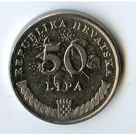 Mince Chorvatsko  50 Lipa 1993 (wč.240)    