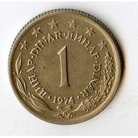 Mince Jugoslávie  1 Dinar 1978 (wč.332)          