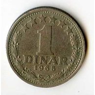 Mince Jugoslávie  1 Dinar 1965 (wč.306)     