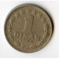 Mince Jugoslávie  1 Dinar 1965 (wč.306A)   