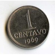 Mince Brazílie  1 Centavo 1969 (wč.50)     