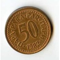 Mince Jugoslávie  50 Para 1982 (wč.680)            