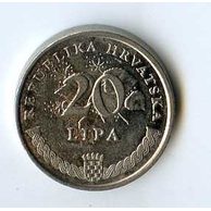 Mince Chorvatsko  20 Lipa 1995 (wč.201)     