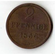 č.15 Hannover/ 2 Pfen. 1854 B