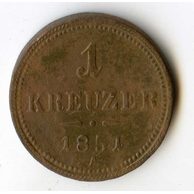 1 Kreuzer 1851 A (wč.41)