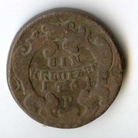 1 Kreuzer r. 1761 P (wč.100)