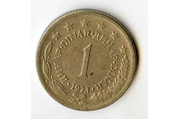 Mince Jugoslávie  1 Dinar 1973 (wč.320)          