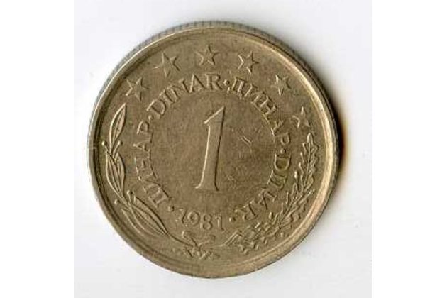 Mince Jugoslávie  1 Dinar 1981 (wč.338)    