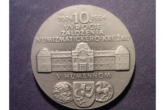 12250 - 10.výr.založenia numizmat.krúžku v Humennom