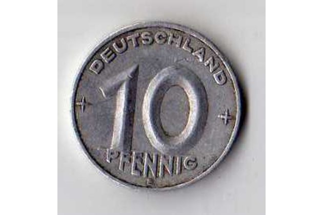 č.120  DDR / 10 Pfen. 1950 E