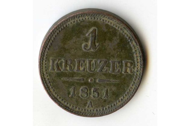 1 Kreuzer 1851 A (wč.40)