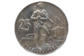 25 Kčs 10.výročí Slovenského národního povstání (1954) (Wč.112)