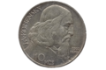 10 Kčs Oslavy Jana Amose Komenského (1957) (Wč.117)