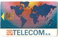TK176 - Telefonní karta ČR Telecom - Telecom (03/01.96/50)