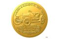 Zlatá mince ŠKODA - Laurin & Klement FC proof číslováno (ČM 2026)