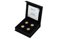 Katedrála Westminster Abbey Sada čtyř zlatých mincí  proof (ČM 2022)