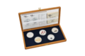 Sada 5ks stříbrných mincí Slavné dopravní prostředky STANDART (ČNB 2021 - 2025)