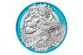 Stříbrná uncová investiční mince Český lev 2025 Space Blue standard (ČM 2025)