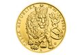 Zlatá 1/4oz investiční mince Český lev standard (ČM 2026)