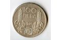 Mince Bulharsko  100 Leva 1934 (wč.70)    