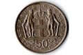 Mince Řecko  50 Lepta 1966 (wč.250)                                           