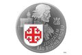 Stříbrná medaile Rytířské řády - Řád Božího hrobu standard patina/smalt (ČM 2023)