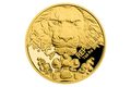 Zlatá uncová investiční mince Český lev proof (ČM 2023)