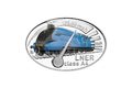 Stříbrná mince Slavné parní lokomotivy - LNER řada A4 kolor proof (ČM 2026) 