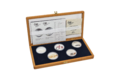 Sada 5ks stříbrných mincí Slavné dopravní prostředky PROOF (ČNB 2021 - 2025)